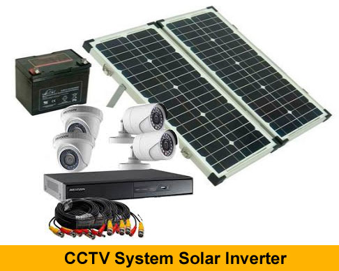 We install Solar inverter to power our CCTV system in Akure